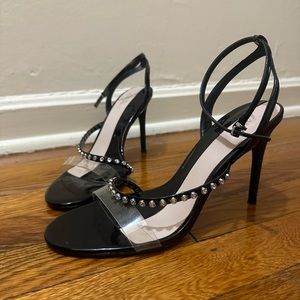 Zara Strappy Rhinestone Going Out Heels